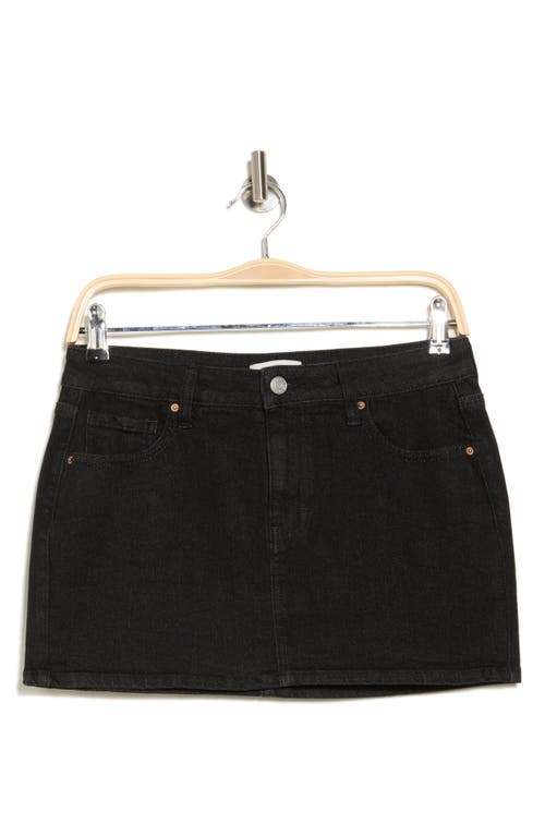 Pacsun Low Rise Denim Miniskirt In Stacy