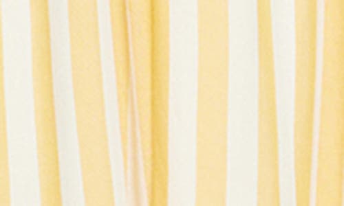 Lost + Wander Sunburst Glow Stripe Midi Sundress In Neutral