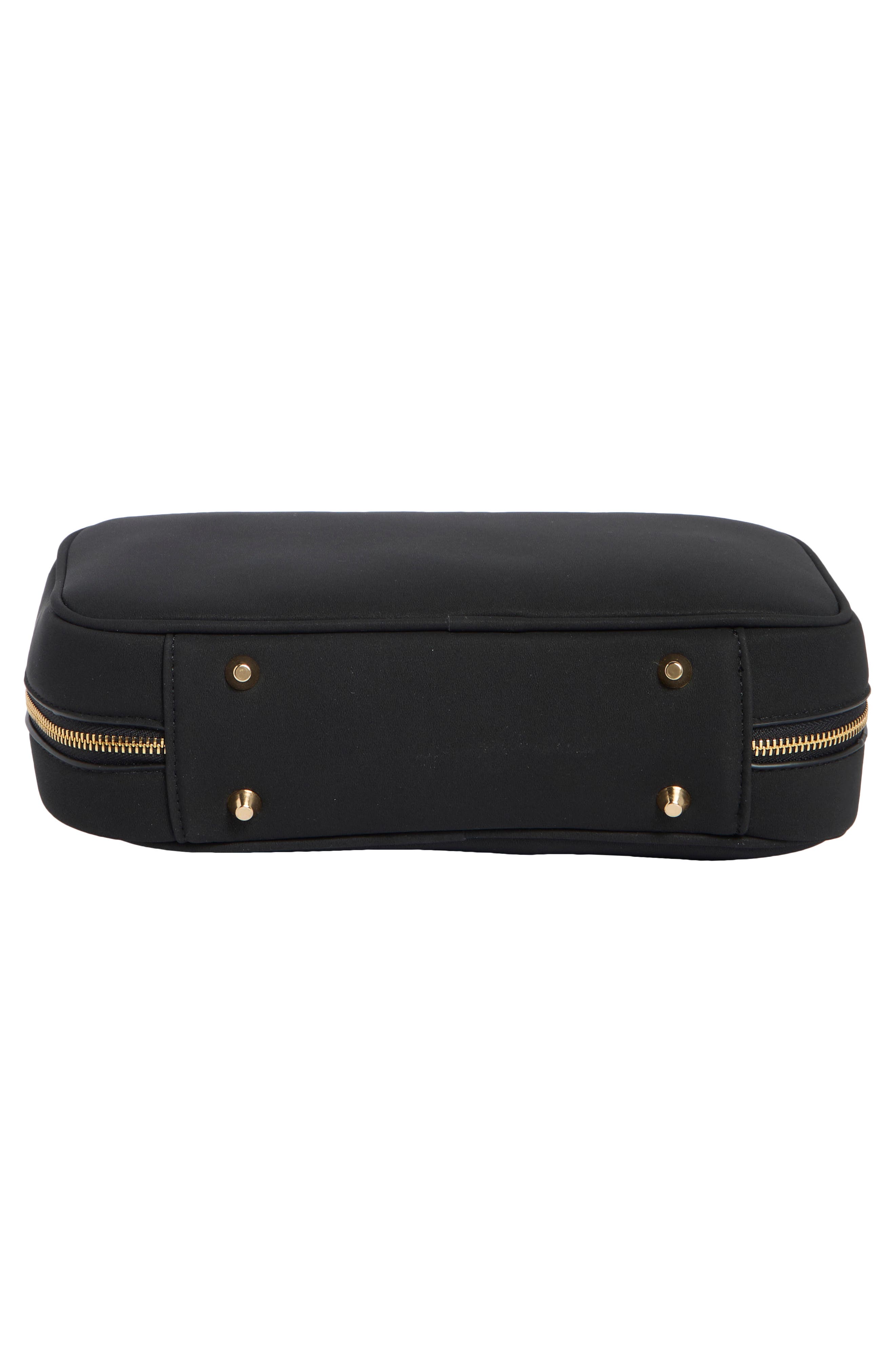 URBAN EXPRESSIONS HANDBAGS Faux Suede Shoulder Bag, Alternate, color, Black