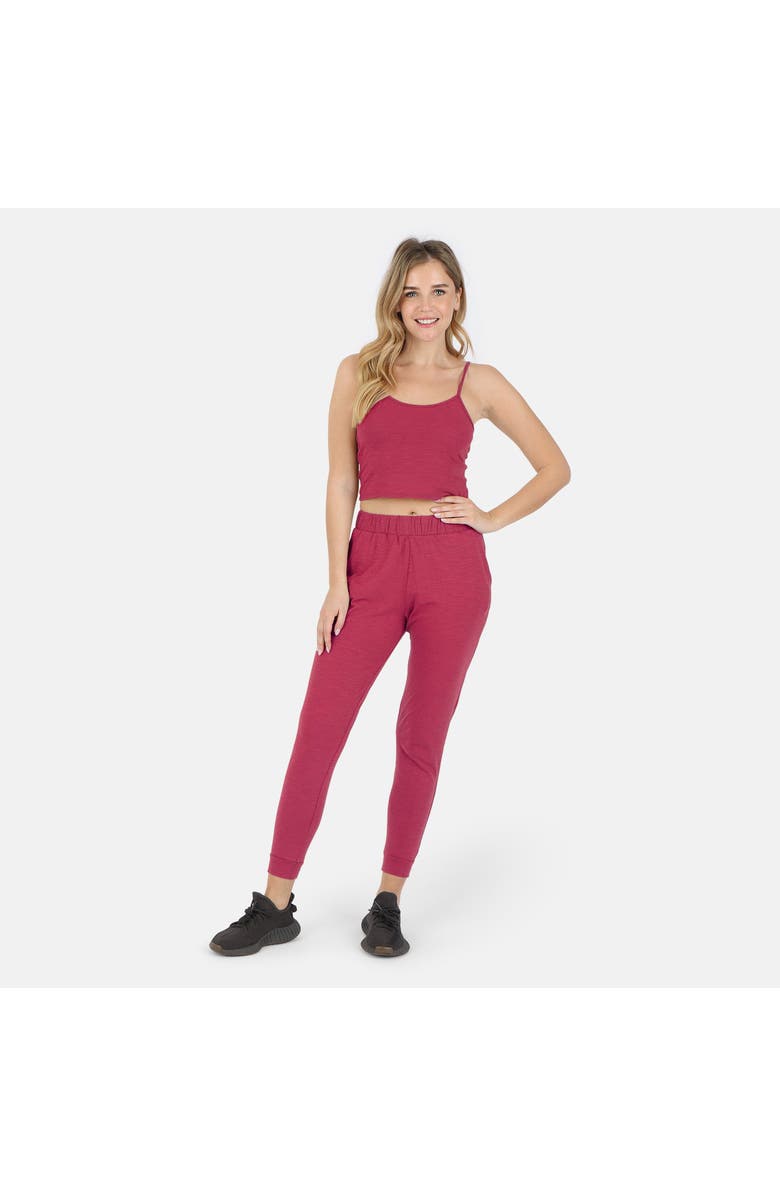 Lezat Tegan Organic Cotton Cami Tank, Alternate, color, Berry