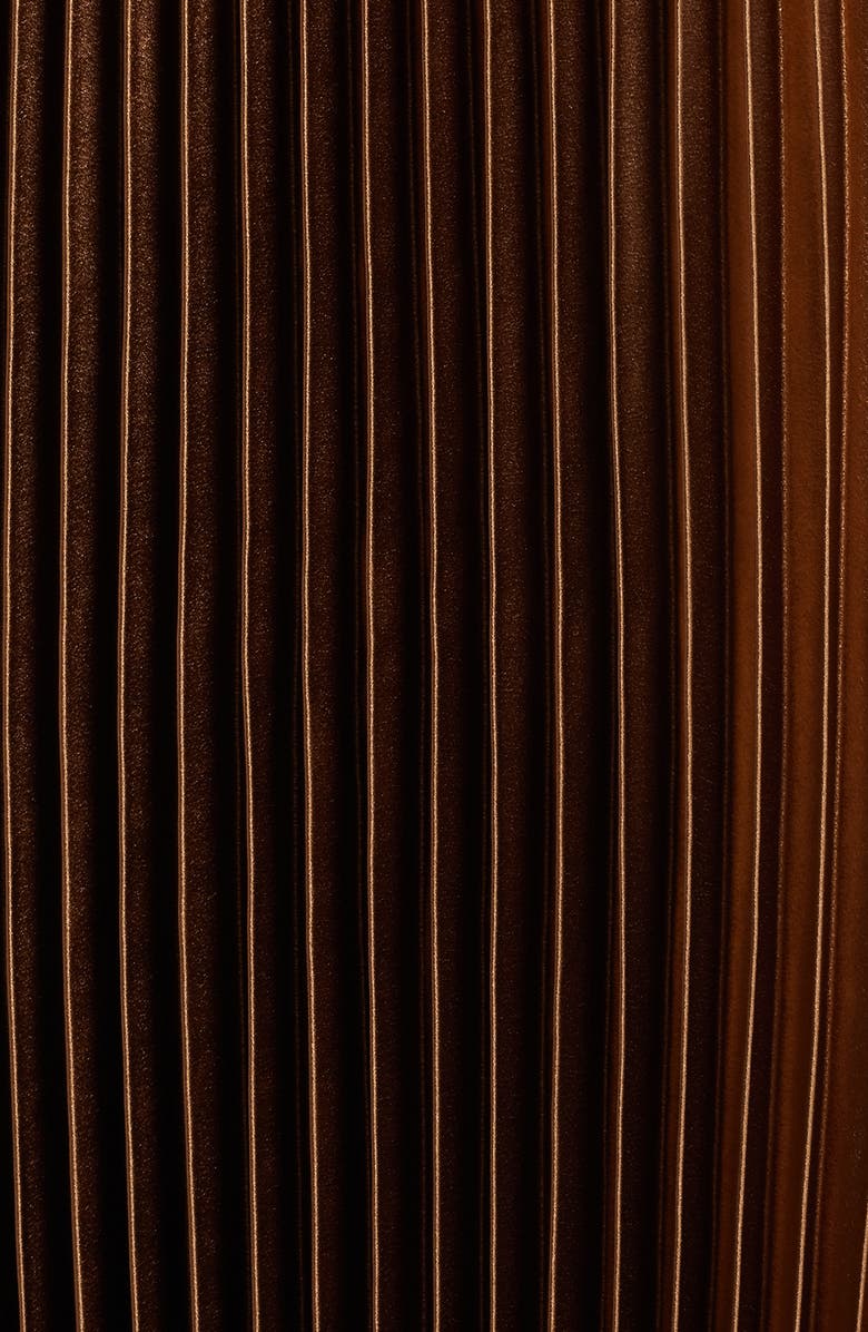 Anne Klein Pleated Satin Skirt, Alternate, color,