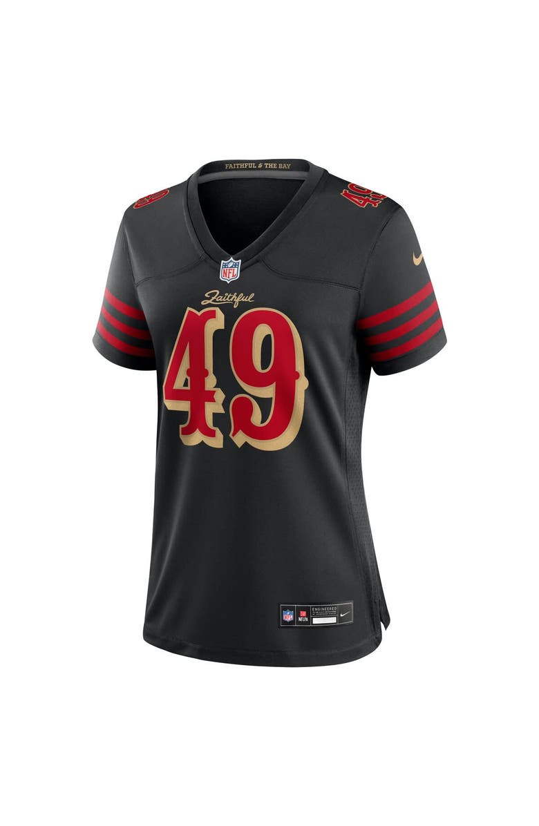 Nike Women's Nike The Faithful Black San Francisco 49ers 2025 Rivalries Collection Game Jersey, Alternate, color, Black