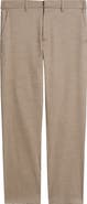 Nordstrom Linen Blend Flat Front Pants