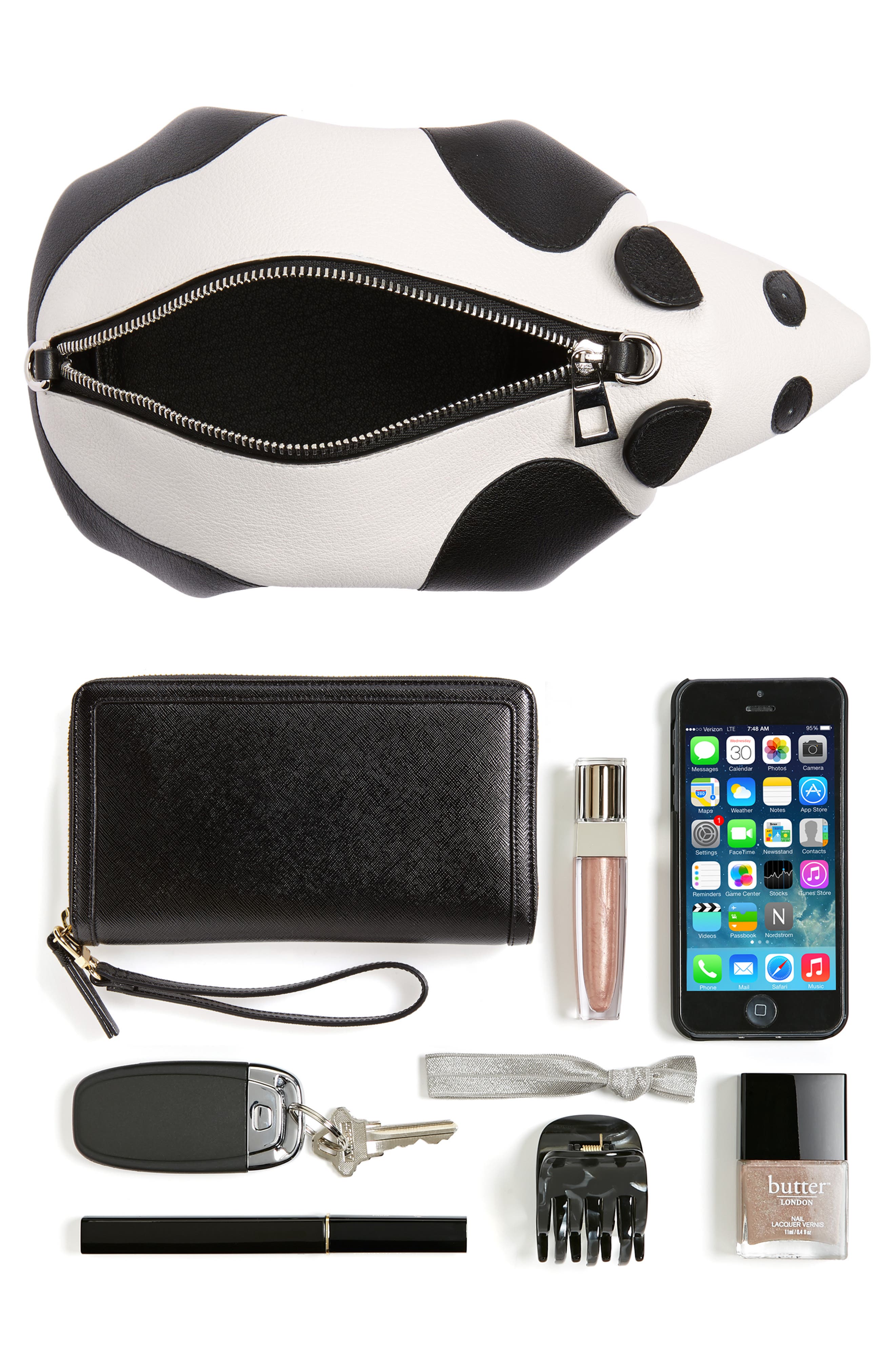 Loewe Panda Crossbody Bag, Alternate, color, 