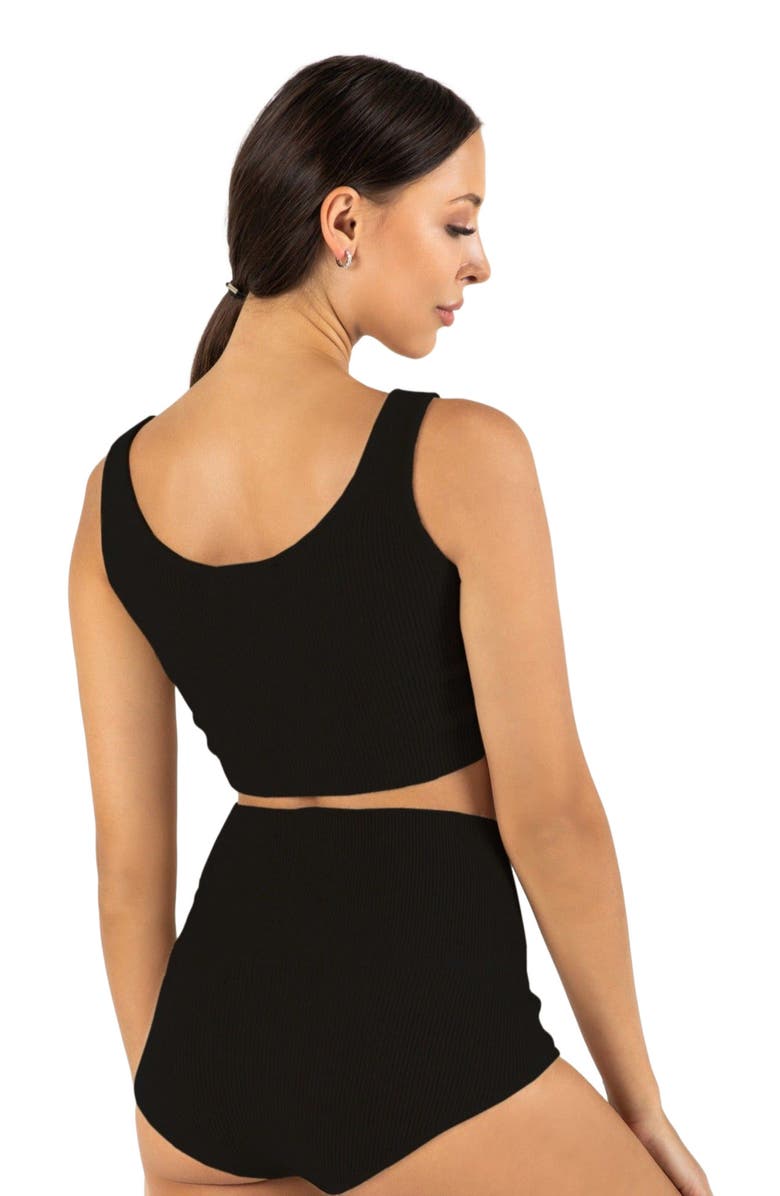 Gobi Cashmere Cashmere Underwear, Alternate, color, Black