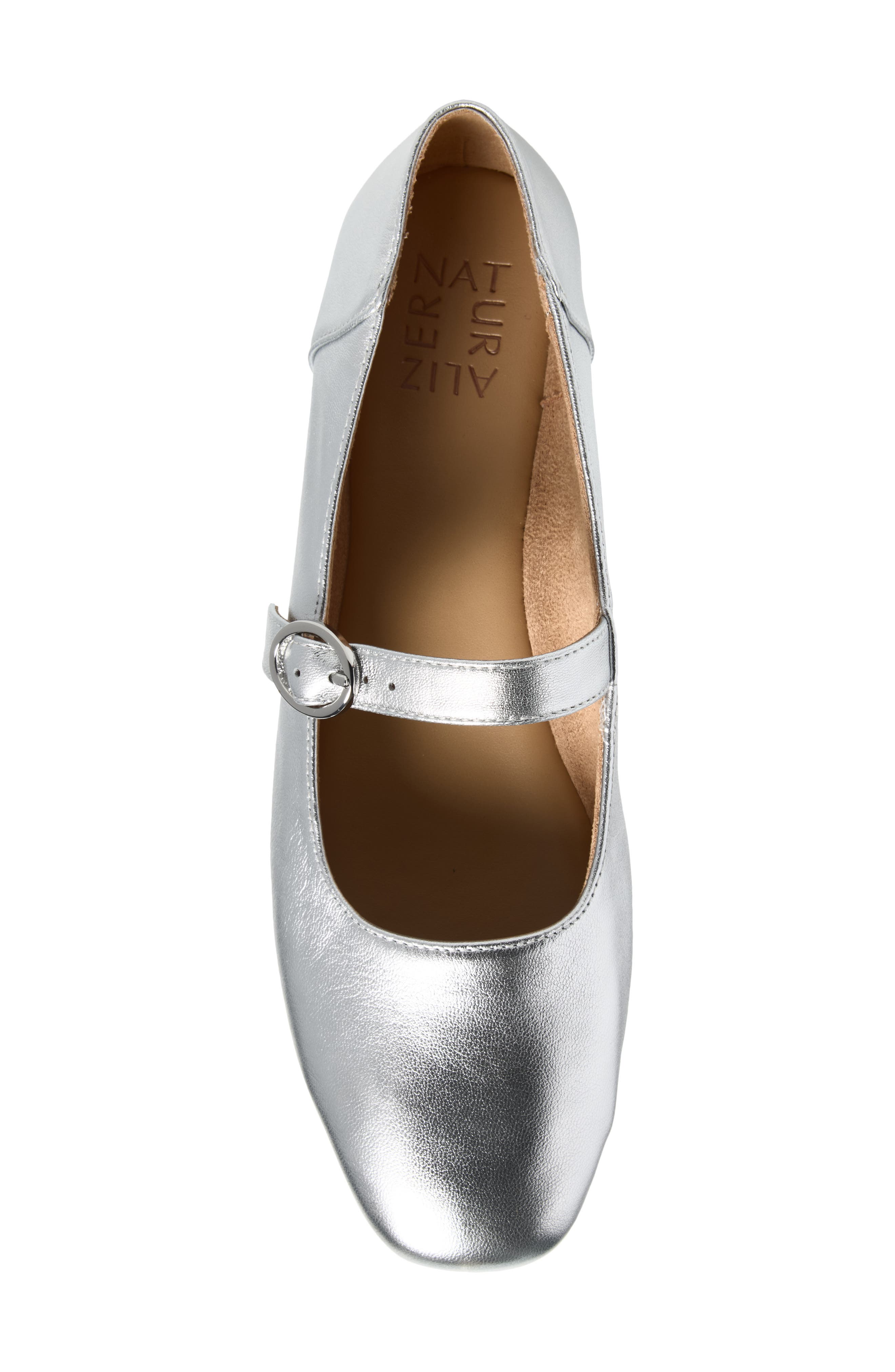 Kelly Leather Mary Jane, Alternate, color, SILVER