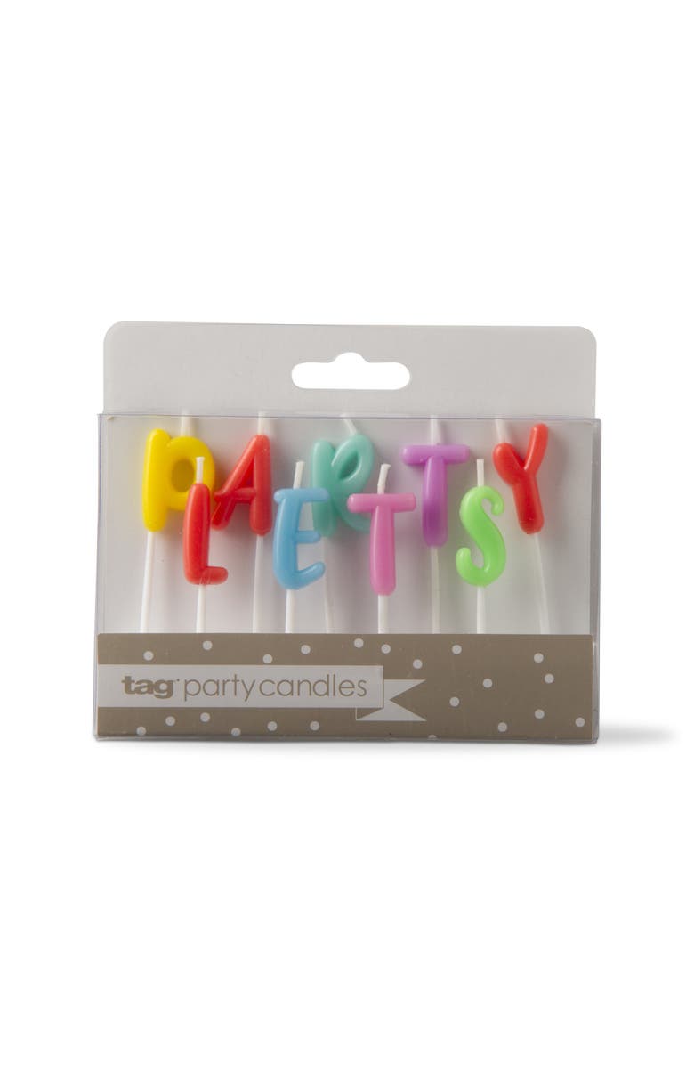 tag Lets Party Candle Set Paraffin Wax Birthday Party Decor, Main, color, 