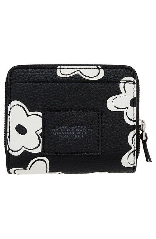 Marc Jacobs The Mini Compact Wallet In Black/white