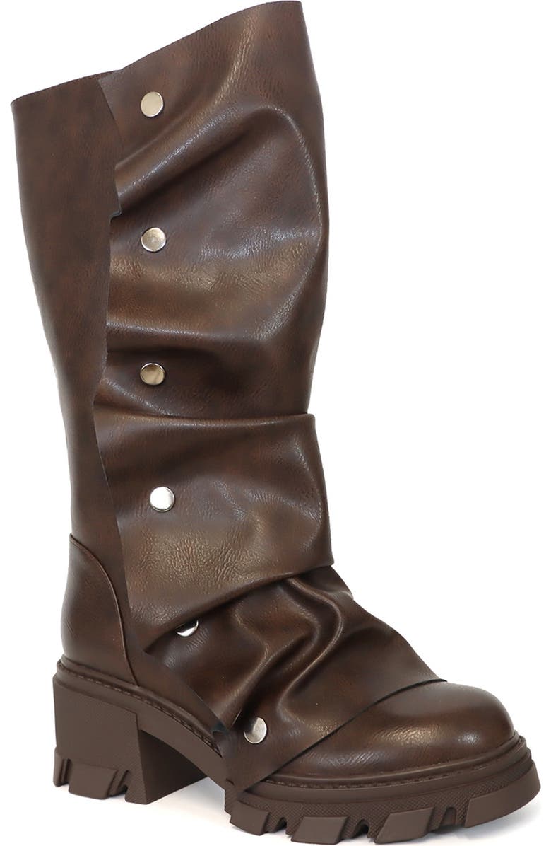 YOKI Slouch Knee High Boot, Main, color, Brown