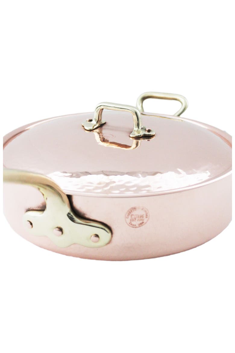 Vintage Inspired Copper Large Sauté Pan, Alternate, color, Copper
