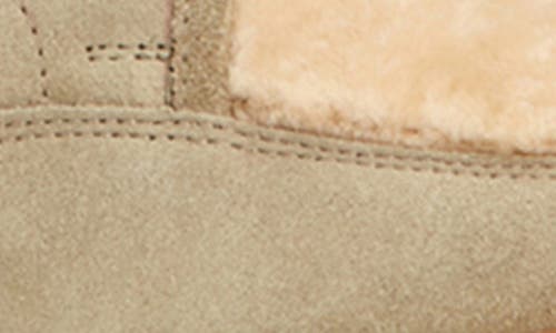 Aquatalia Tristian Lace-up Boot With Genuine Shearling Trim In Glacier/taupe