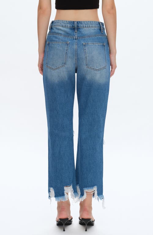 Bayeas Yoyo High Waist Distressed Straight Jeans