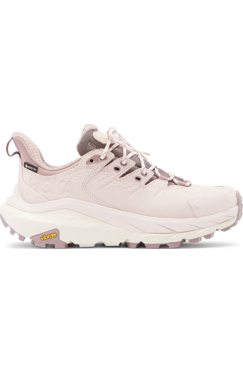 HOKA Kaha 2 GTX Gore-Tex<sup>®</sup> Waterproof Trail Running Shoe, Alternate, color, Cosmic Pearl / Oat Milk