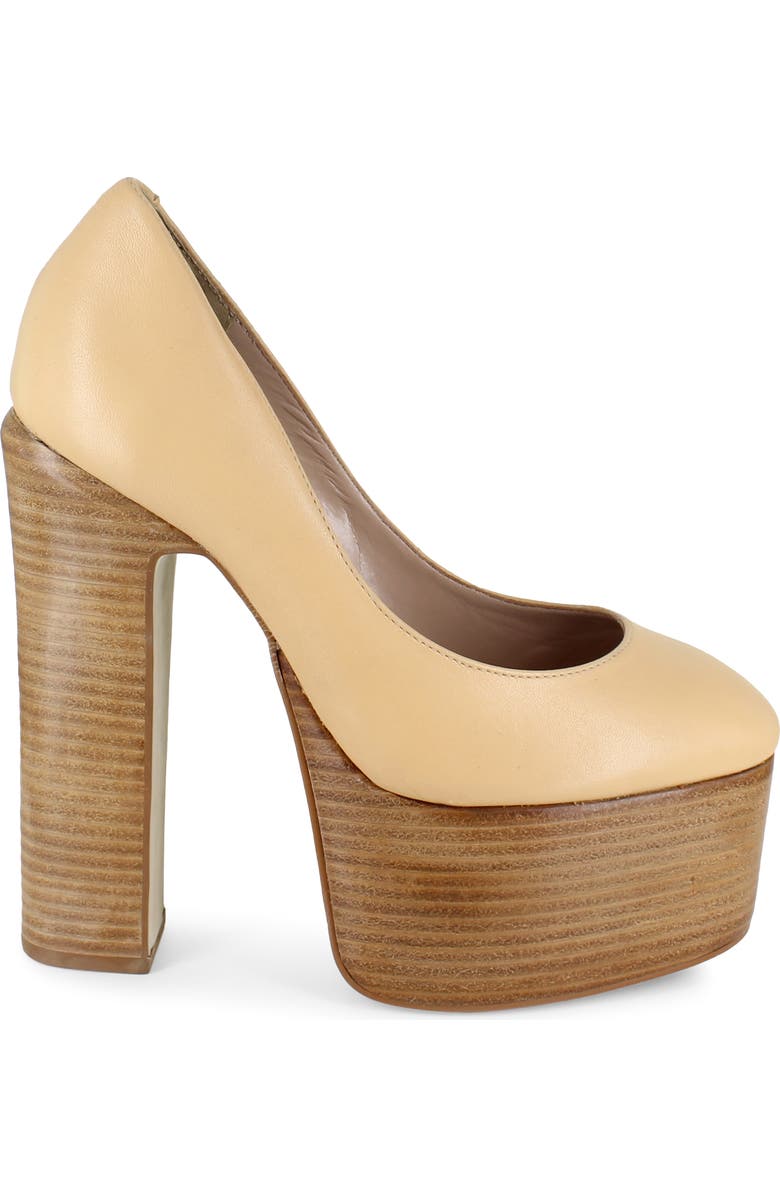 ZIGI Camilla Platform Pump, Alternate, color, Nude Leather