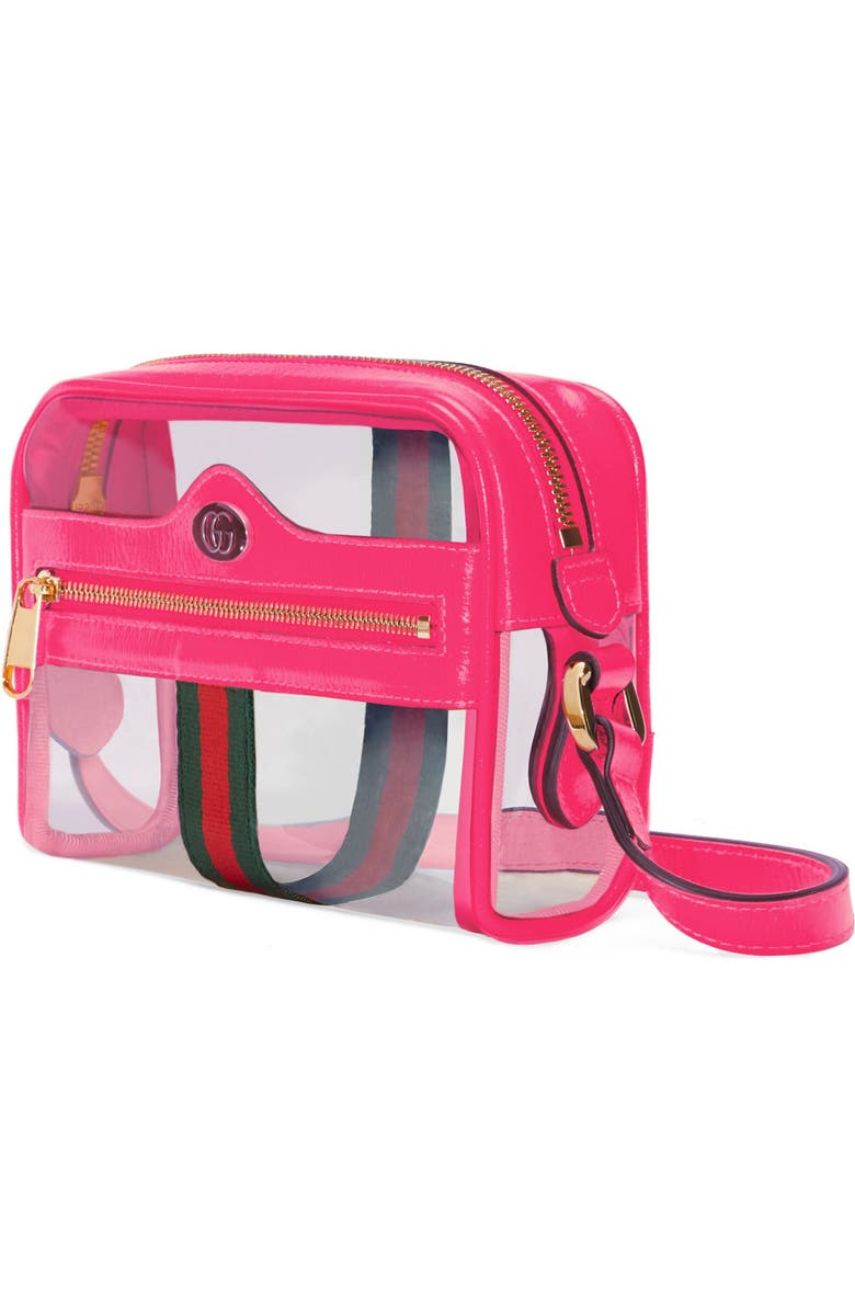 Gucci Ophidia Transparent Convertible Bag, Alternate, color,
