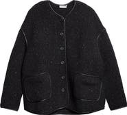 Altuzarra Medrano Oversize Merino Wool Blend Knit Jacket