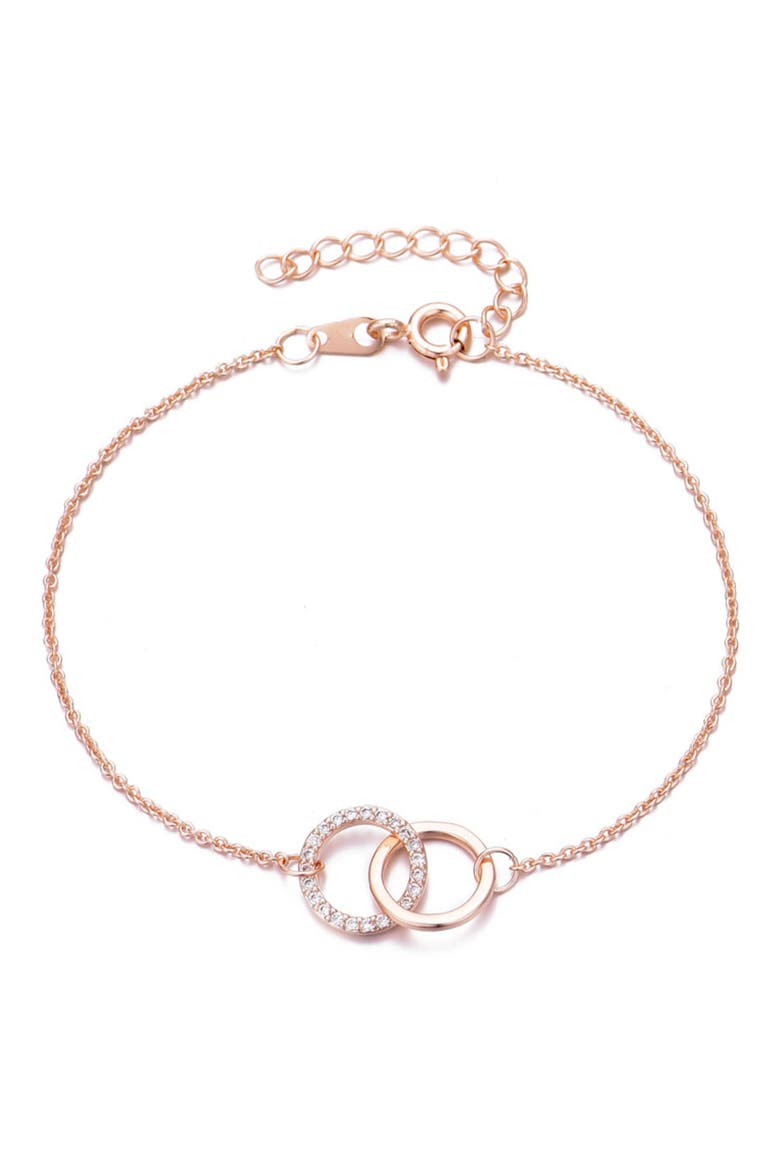 Interlocking Chain Bracelet, Main, color, PINK