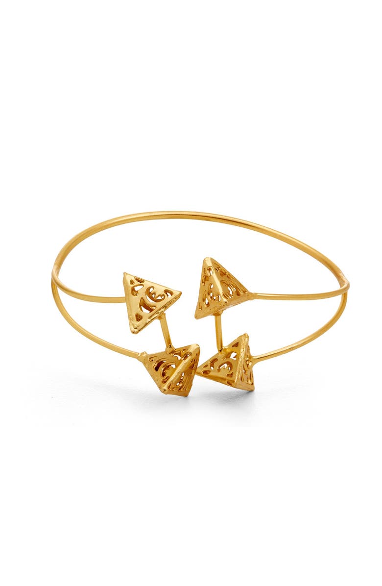 Dhwani Bansal MEHR CUFF, Alternate, color, Gold Plated