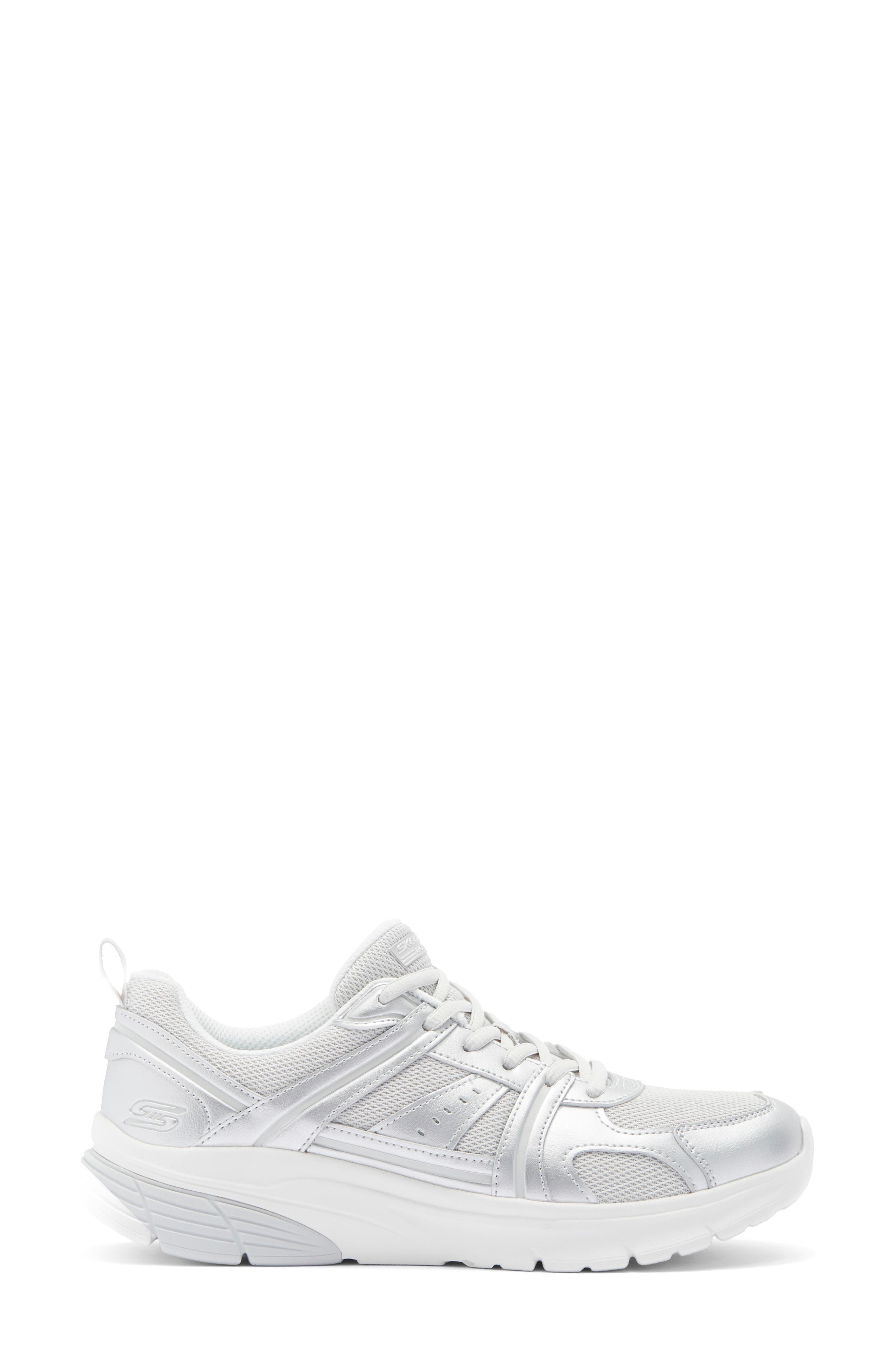 SKECHERS BOBS Vamos Sneaker, Alternate, color, Silver