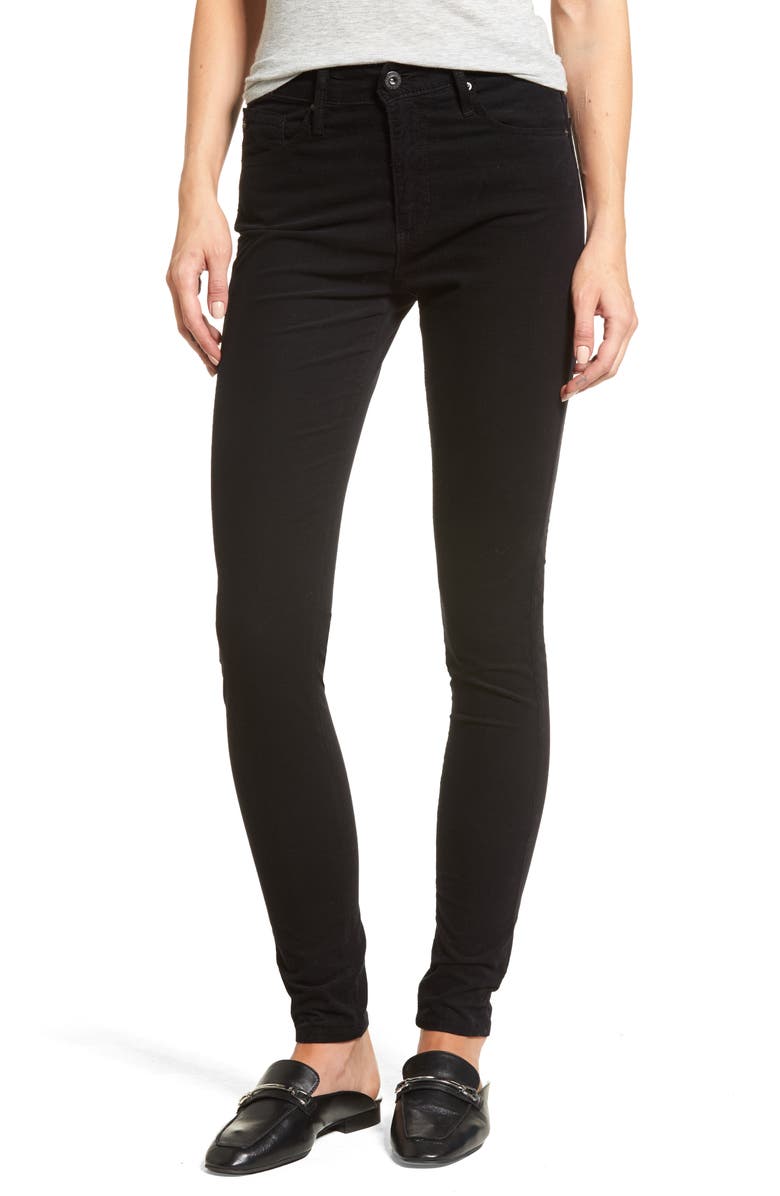 AG The Farrah High Waist Skinny Corduroy Pants, Main, color,