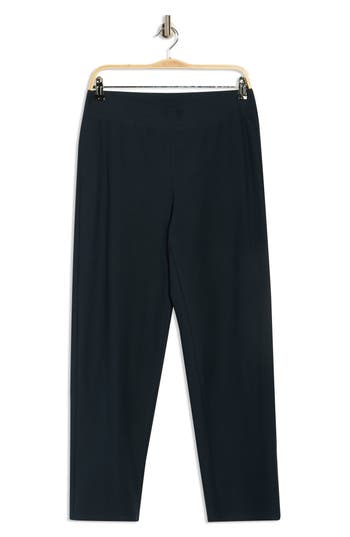 Eileen Fisher Ankle Straight Leg Pants In Blue