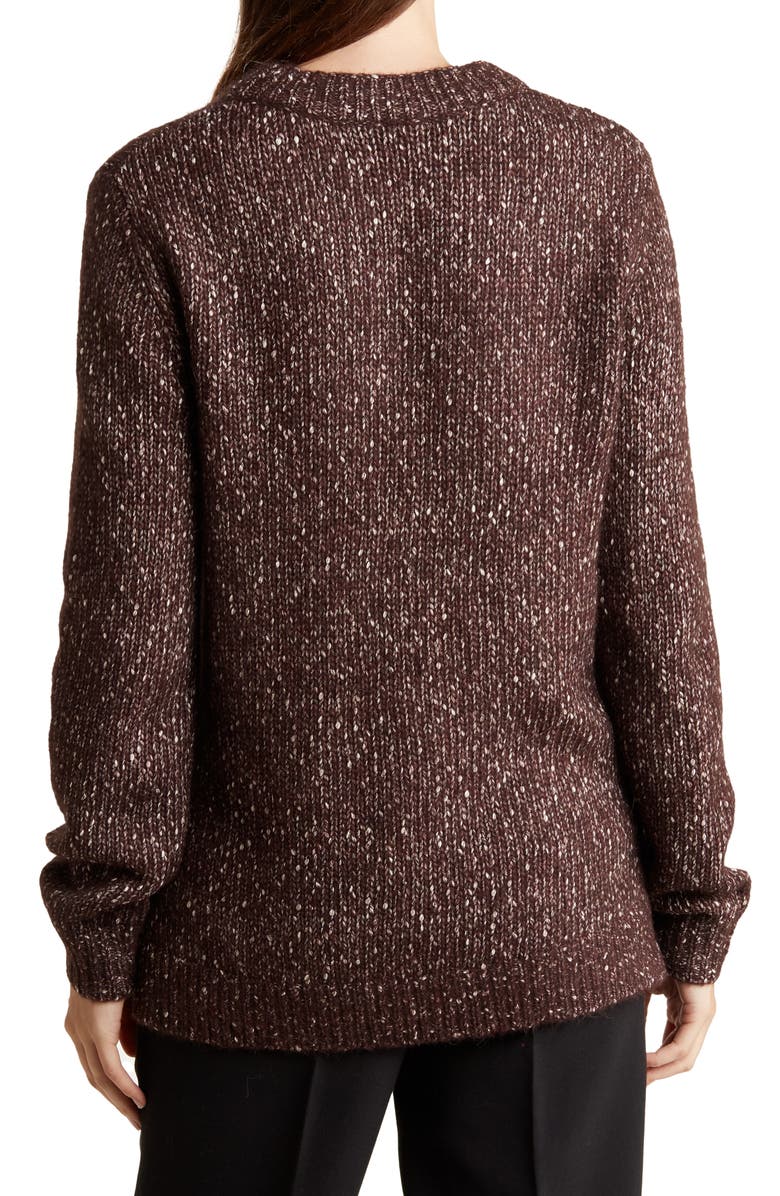 Theory Speckled Crewneck Sweater, Alternate, color, 