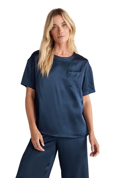 Washable Silk Sleep Top