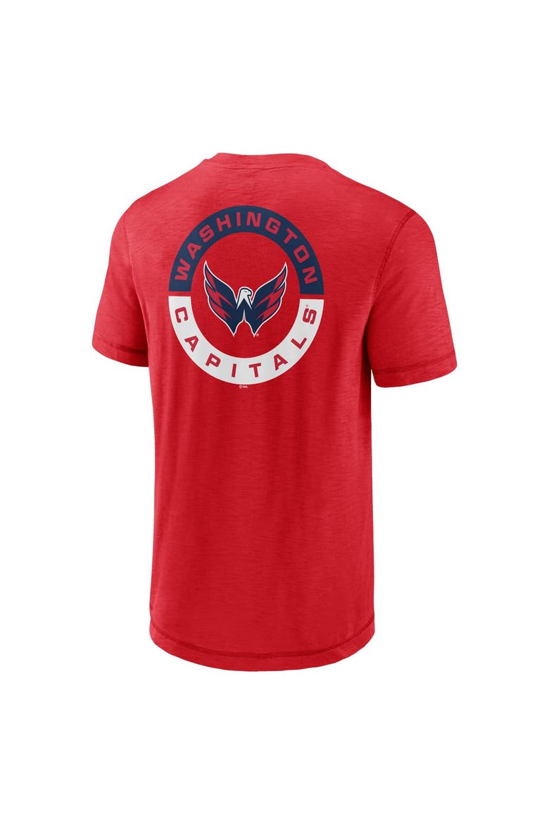 Men's Fanatics Branded Red Washington Capitals High Stick T-Shirt, Alternate, color, Red