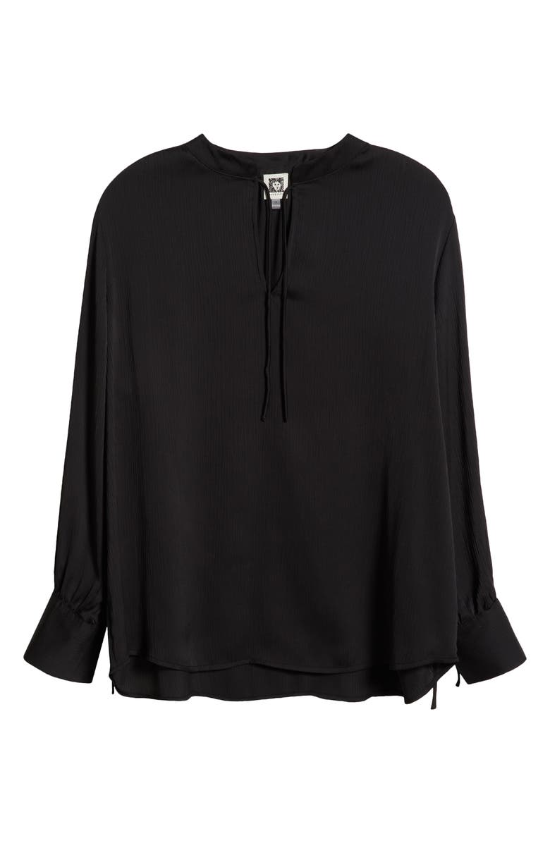 Anne Klein Tie Neck Poet Top, Alternate, color, 