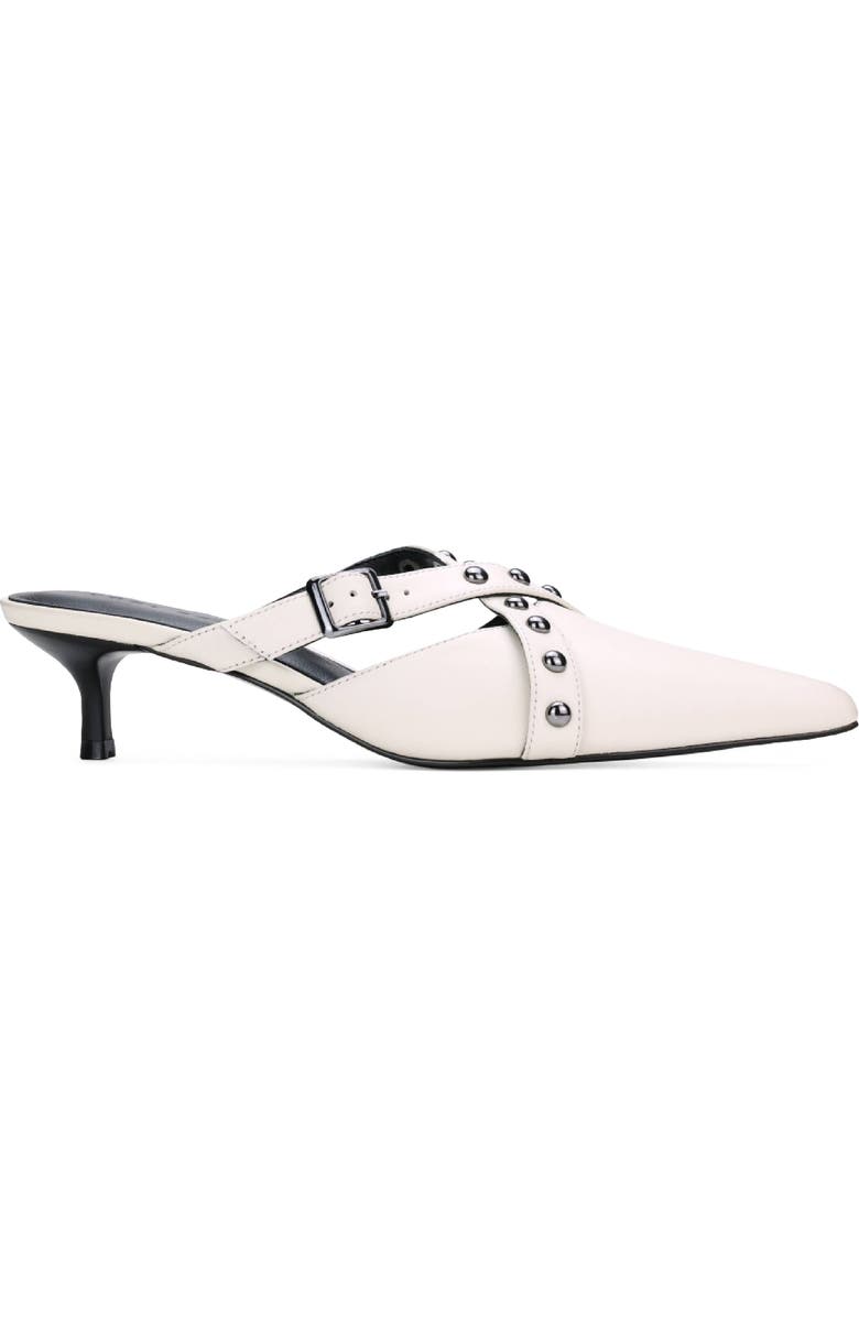 Yosi Samra Alexis Pointed Toe Kitten Heel Mule, Alternate, color,