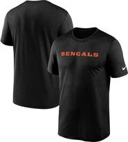 Nike Men's Nike Black Cincinnati Bengals Primetime Legend Wordmark Dri-FIT T-Shirt