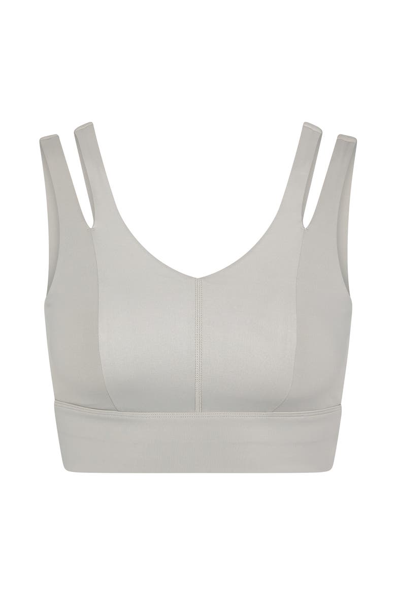 Maan Medium Support Performance Sport Top, Alternate, color, Grain