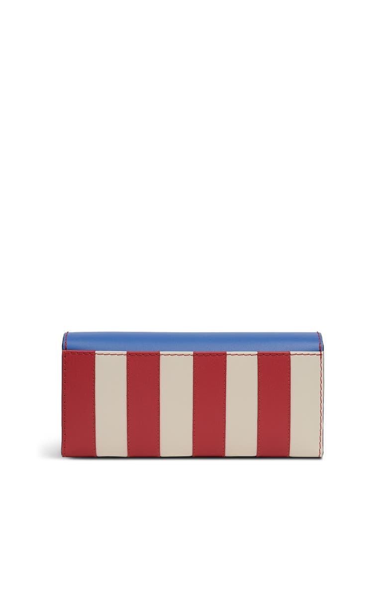 Radley Fireworks And Stripes Large Flapover Wallet, Alternate, color, Cobalt
