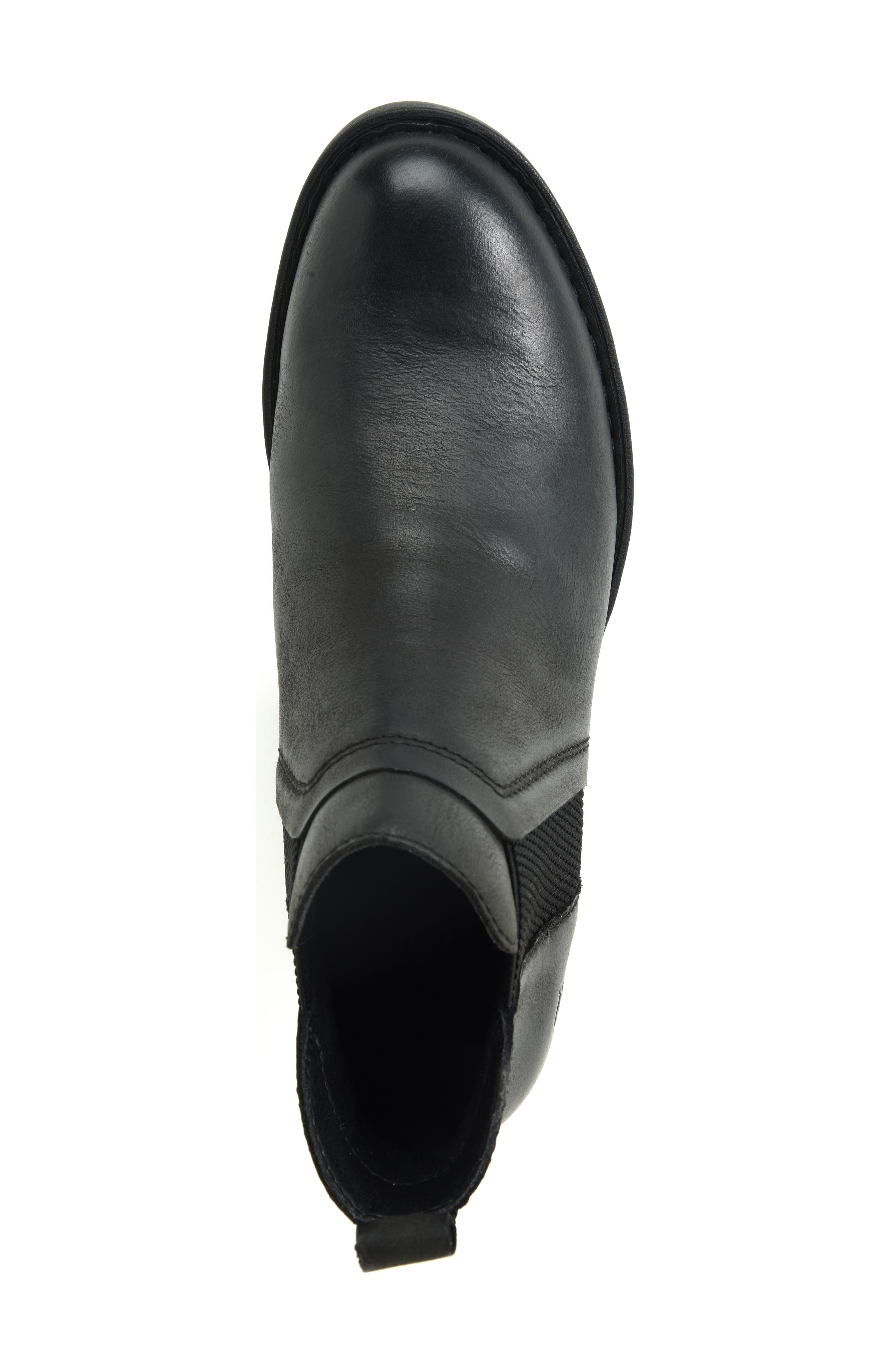 Brenta Chelsea Boot, Alternate, color, BLACK FULL GRAIN LEATHER