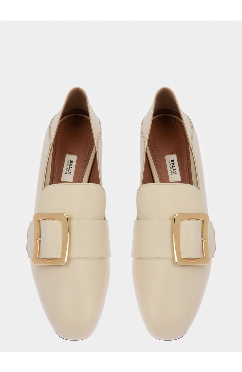 Bally Janelle Women's Calf Leather Slipper, Alternate, color, White