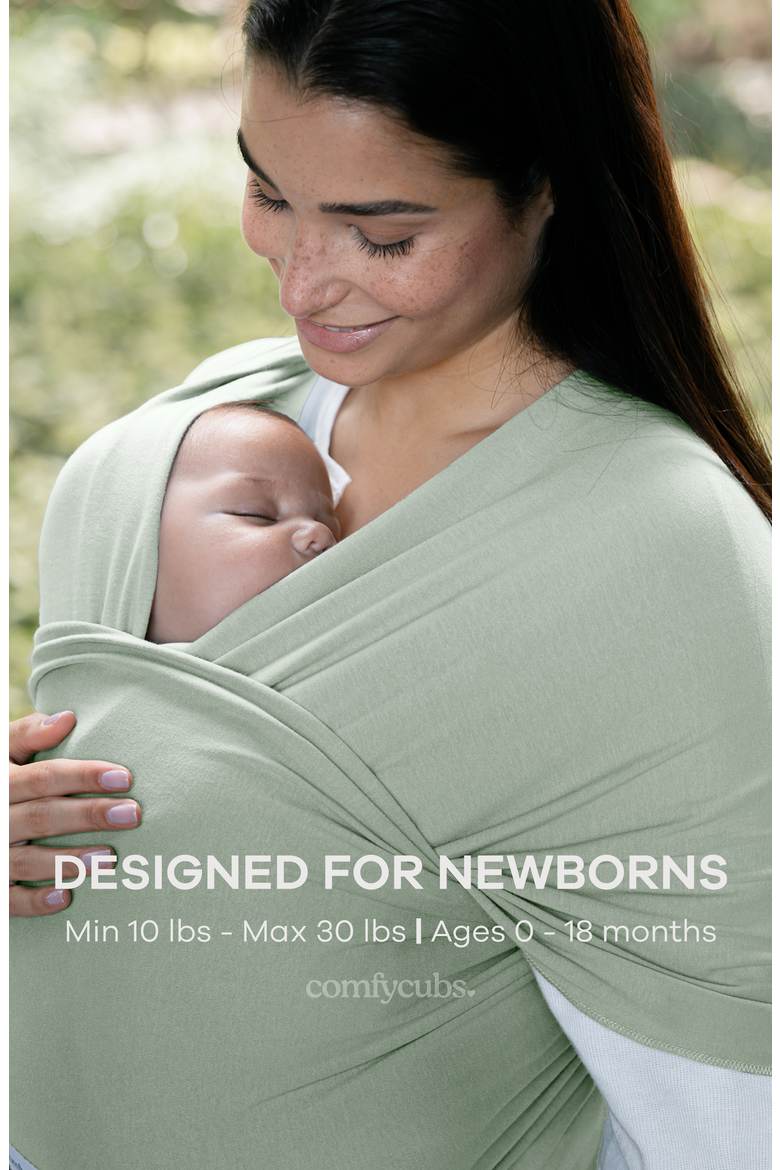 Baby Wrap Carrier, Alternate, color, Fern