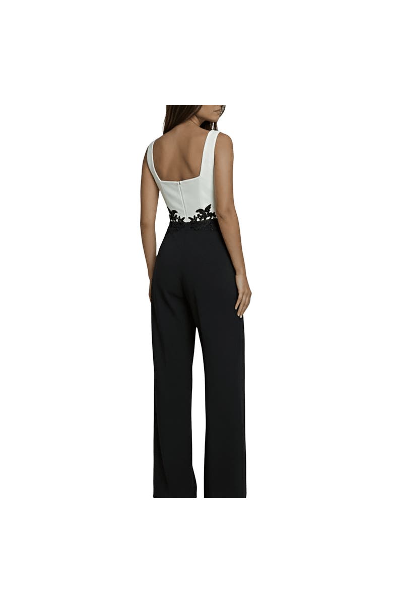 AKALIA The Soiree Contrast Jumpsuit, Alternate, color, Blackwhite