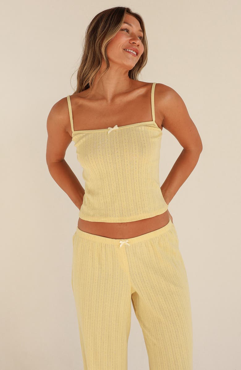 Dippin Daisys Cupid Bandeau Tank Top, Main, color, Vanilla