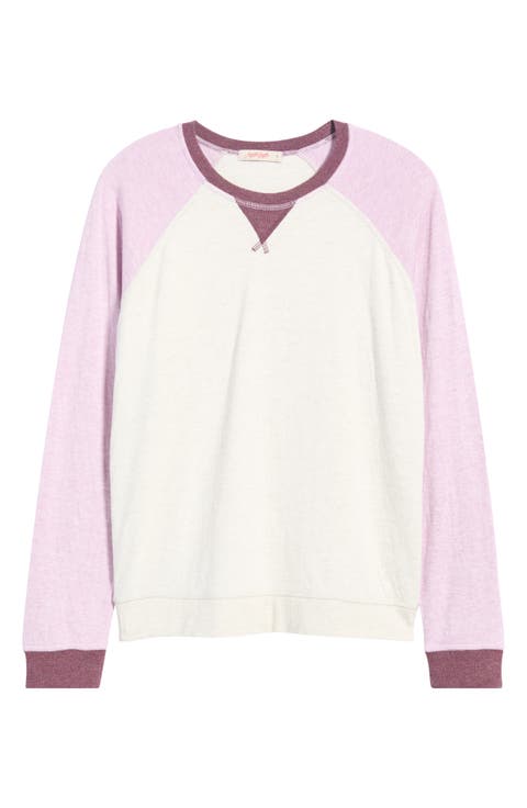 Varsity Raglan Knit Top