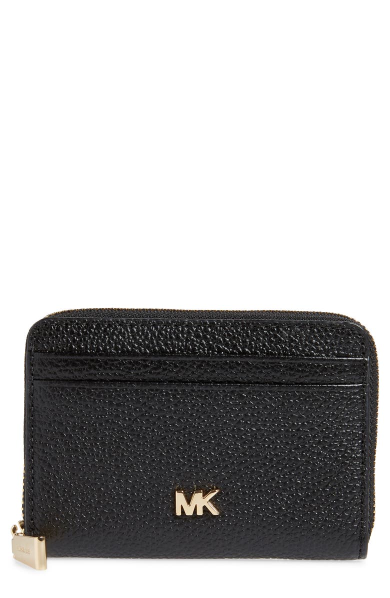 MICHAEL Michael Kors Money Piece Leather Zip Around Wallet, Main, color, 