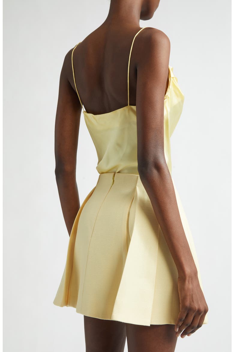 Thin Straps Silk Satin Camisole, Alternate, color, 1GD PALE YELLOW