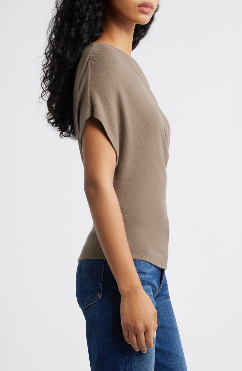 Reformation Iris Off Shoulder Knit Top, Alternate, color, Poppyseed