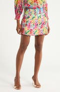 ALICE + OLIVIA Carter Stitched Pleat Miniskirt