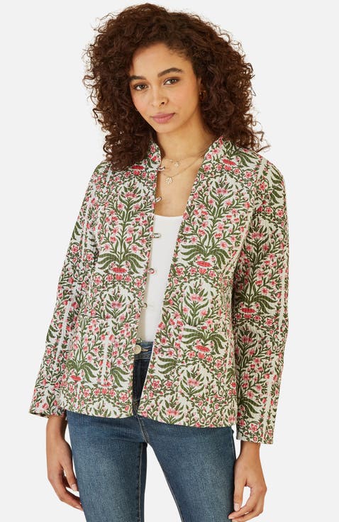 Long Sleeve Reversible Quilted Jacket