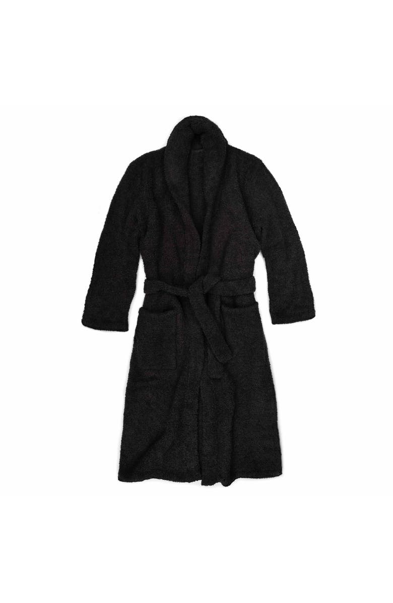 Kashwére Adult Robes - Signature Shawl Collar - Chenilla Classic, Main, color, Black