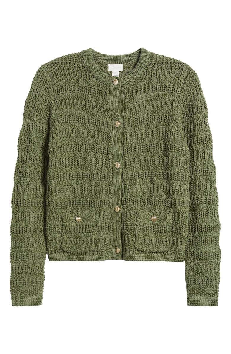 Caslon<sup>®</sup> Textured Sweater Jacket, Alternate, color,