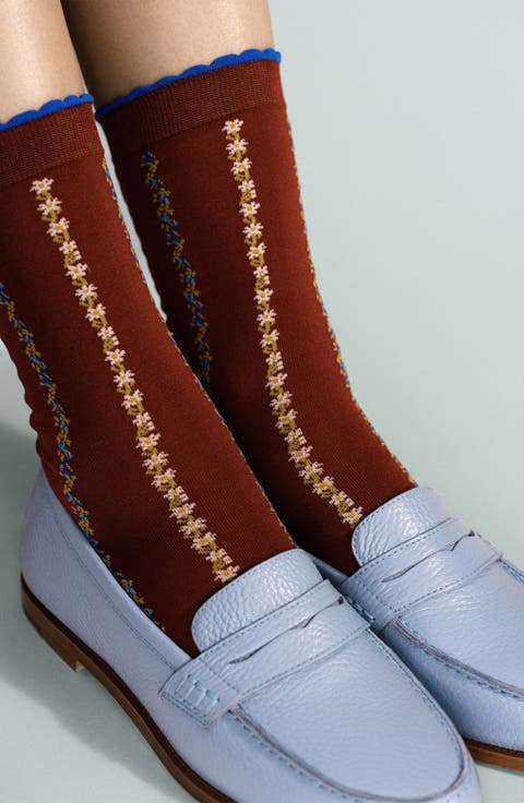 Louelle Crew Socks