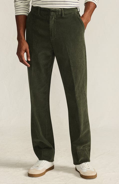 Comfort Waist Stretch Fine Wale Corduroy Dress Pants
