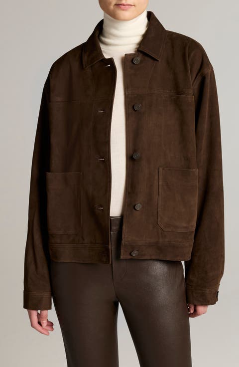 Suede Trucker Jacket