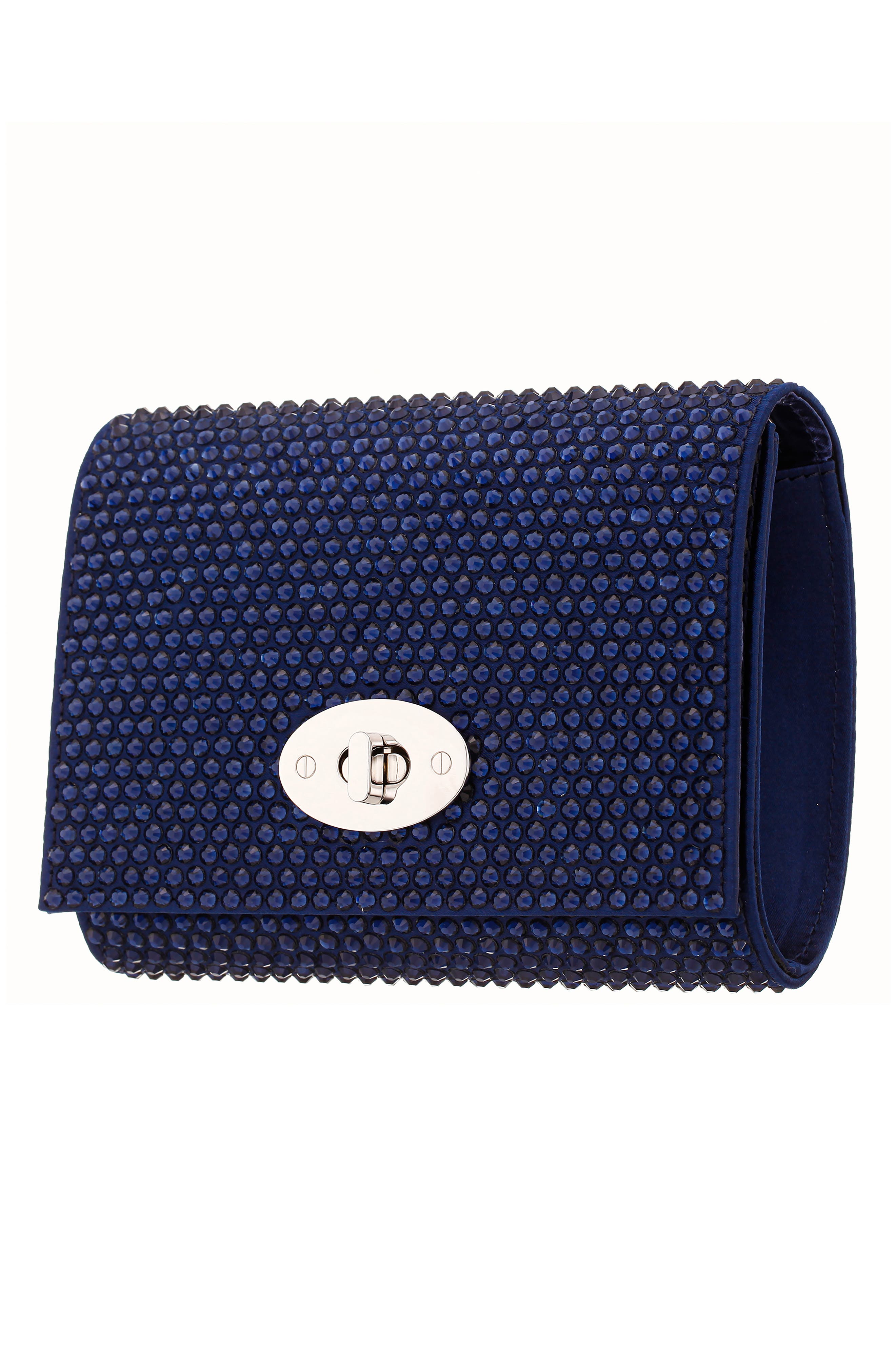Nina Cilian Clutch, Alternate, color, Navy